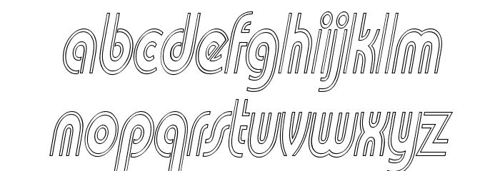 Pi in the SciFi Font LOWERCASE