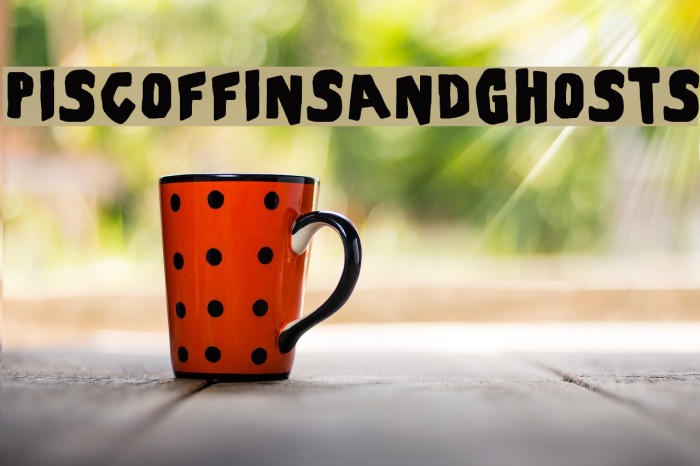 PiSCoffinsandGhosts Font examples