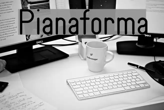 Pianaforma Font examples