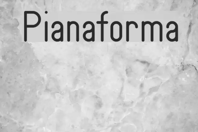 Pianaforma Font examples