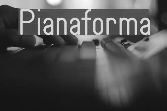 Pianaforma Font examples