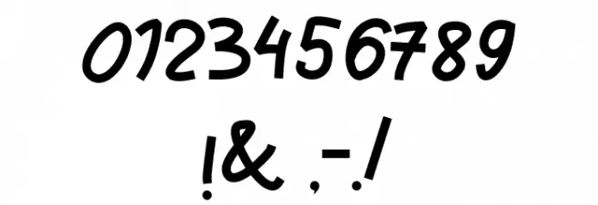 Pianika Font OTHER CHARS