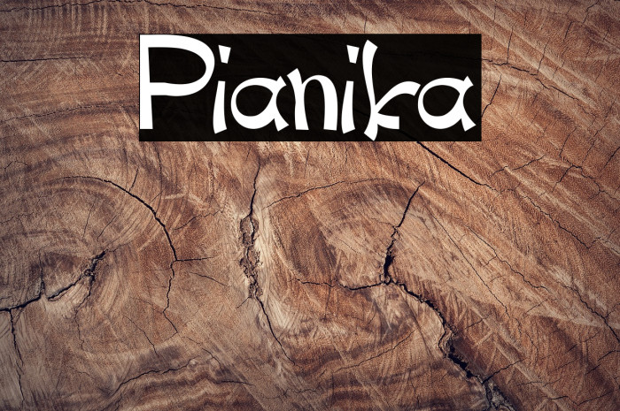 Pianika Шрифта examples