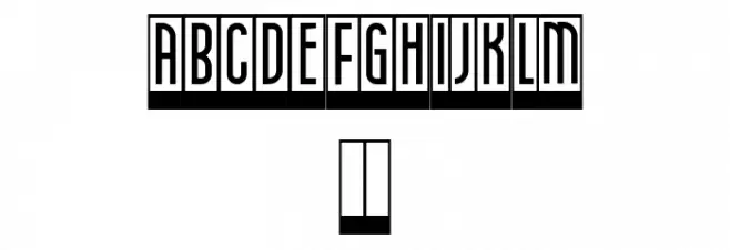 Piano Letters Regular Font OTHER CHARS