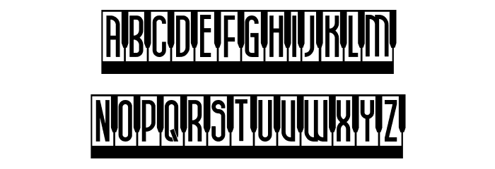 Piano Letters Regular Font LOWERCASE