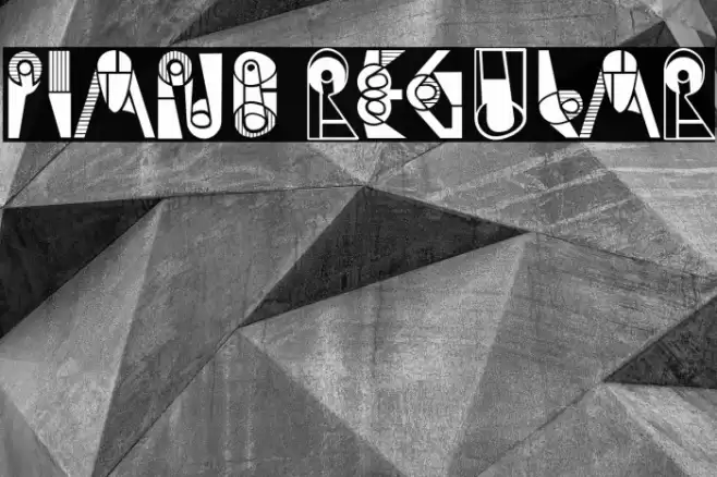 Piano Regular フォント examples