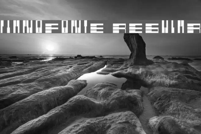 PianoFonte Regular Font examples