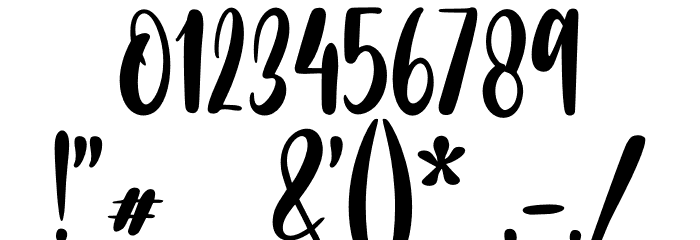 PianoTeacher Font OTHER CHARS