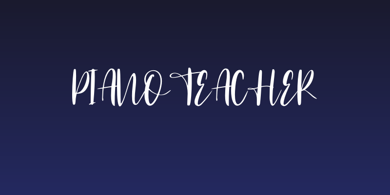 PianoTeacher Social Header