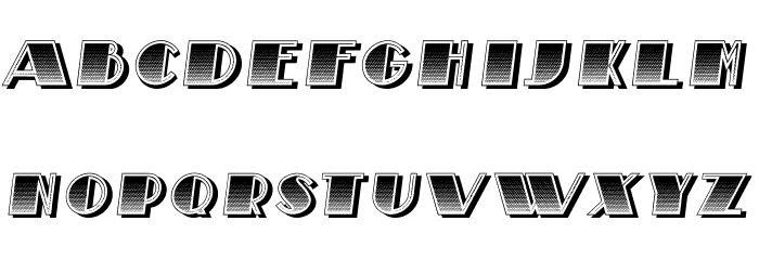 Piantato Regular Font Litere mari