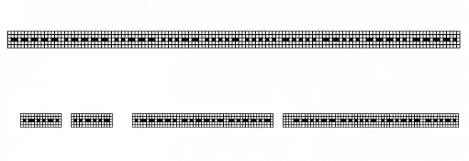 Pica Hole - 1890 Morse Polices AUTRES CHARS