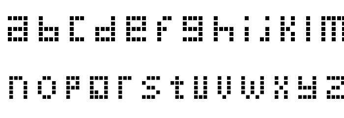 Pica Hole - ABS Font Litere mici