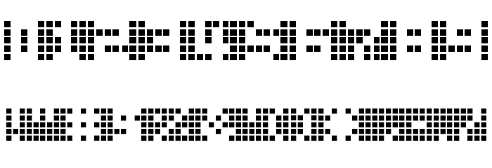 Pica Hole - MRST Font OTHER CHARS