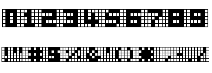 Pica Hole - MRT Font OTHER CHARS