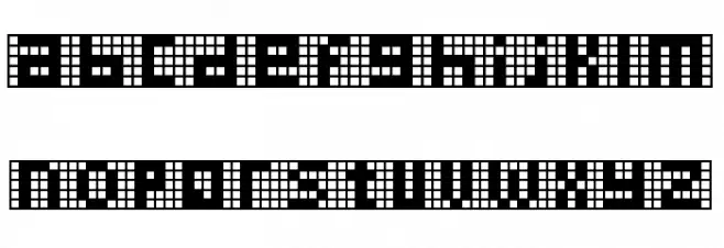 Pica Hole - MRT Font Litere mici