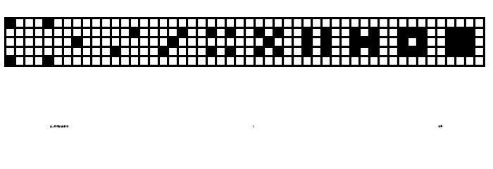 Pica Hole - SIM Font OTHER CHARS