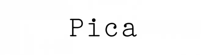 Pica  フリーフォントのダウンロード