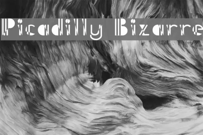 Picadilly Bizarre Font examples