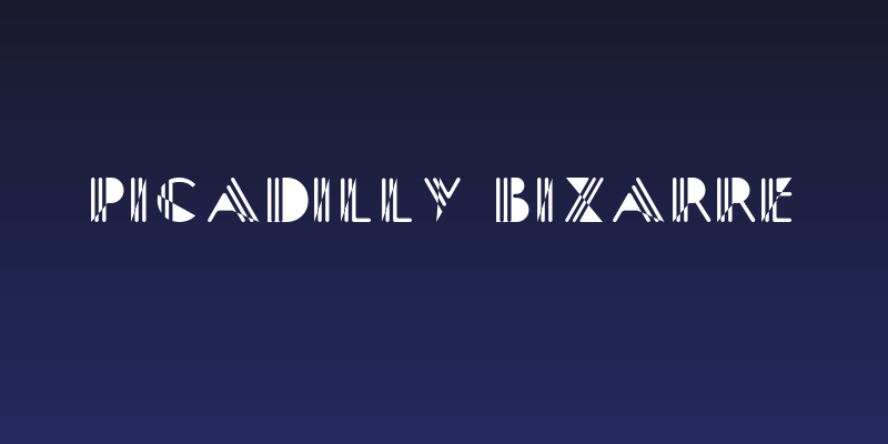 Picadilly Bizarre Social Header