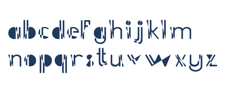 Picadilly Bizarre Lowercase