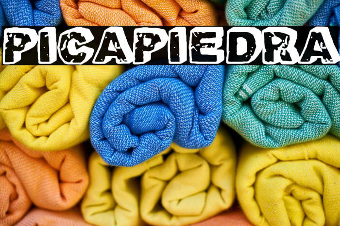 Picapiedra Font examples