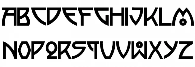 Picaresque Two Schriftart Groß
