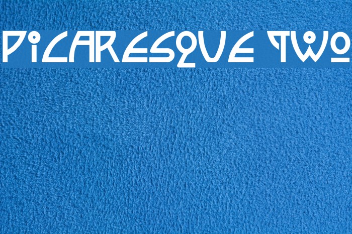 Picaresque Two Font examples