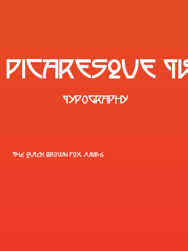 Picaresque Two Poster