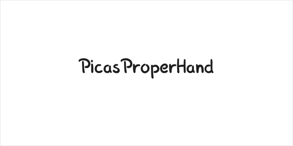 PicasProperHand Logo