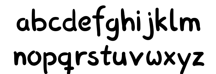 PicasProperHand Font LOWERCASE