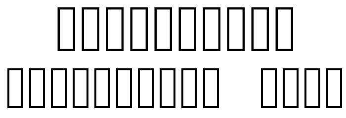 Picasa Font OTHER CHARS