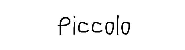 Piccolo Font