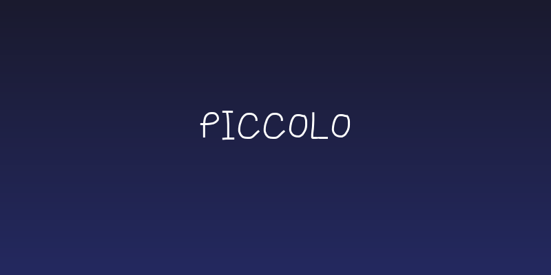 Piccolo Social Header