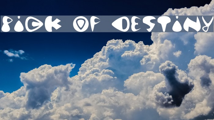 Pick of Destiny Font examples
