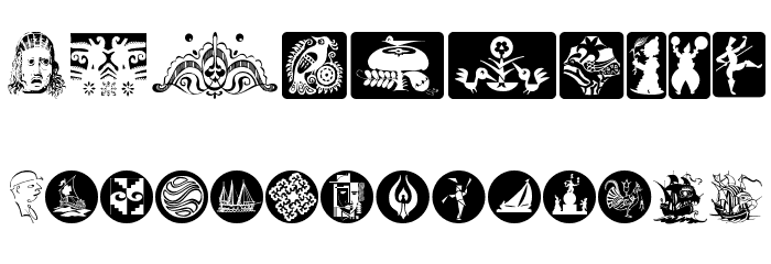 PickUpBats Font OTHER CHARS