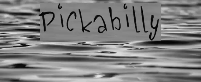 Pickabilly Font examples