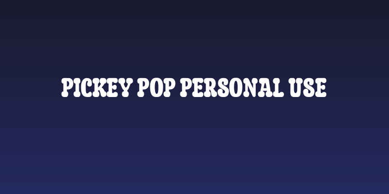 Pickey Pop Personal Use Social Header