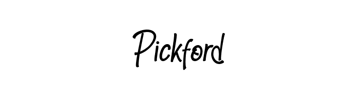 Pickford  les polices de caractères gratuit tlcharger