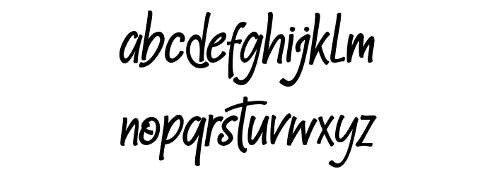 Pickford Font LOWERCASE