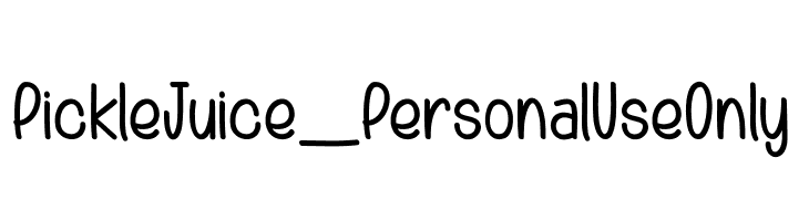 Pickle Juice_PersonalUseOnly  font caratteri gratis
