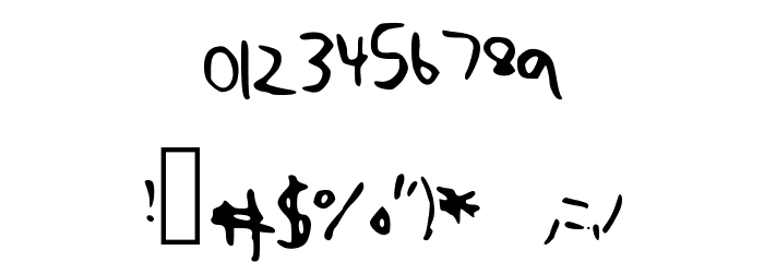 PicklePuff Font OTHER CHARS