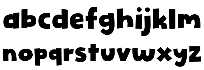 Picky Action DEMO Regular Font LOWERCASE