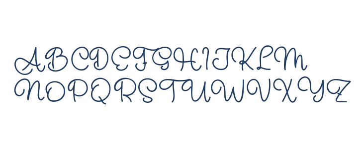 Picky Nice Monoline Uppercase