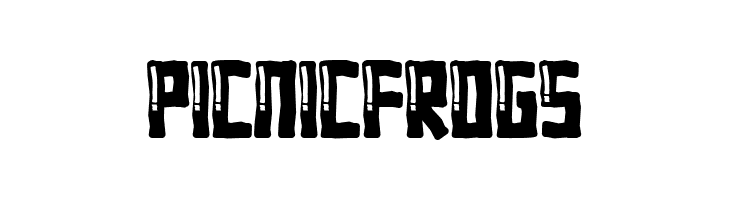 Picnic Frogs  Free Fonts Download