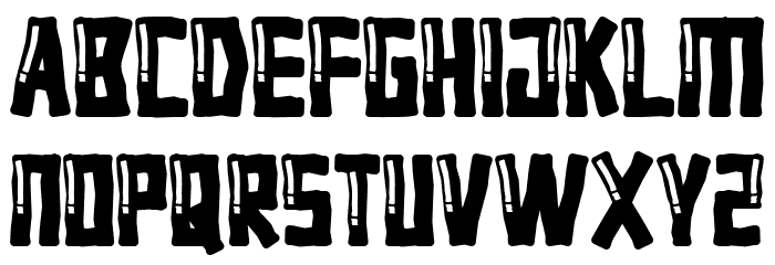 Picnic Frogs Font LOWERCASE