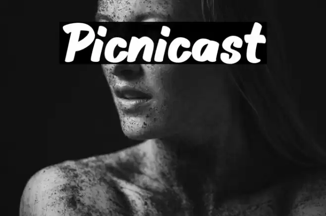 Picnicast Font examples