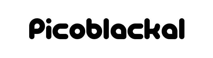 PicoBlackAl  font caratteri gratis