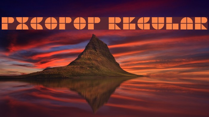 PicoPop Regular Font examples
