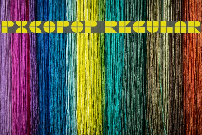 PicoPop Regular Font examples