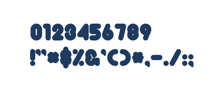 PicoSuperUltraBold Other Characters